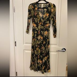 H&M Floral Midi Dress